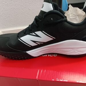 New Balance Kids Black and White Sneakers